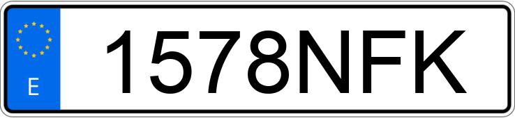 Numer rejestracyjny 1578NFK posiada BMW SERIE 4