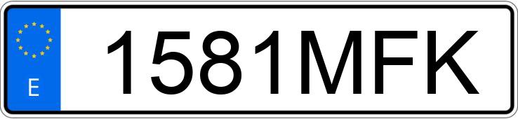 Numer rejestracyjny 1581MFK posiada NISSAN QASHQAI Numer rejestracyjny 1581MFK posiada NISSAN QASHQAI