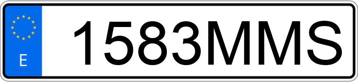 Numer rejestracyjny 1583MMS posiada MERCEDES EQE SUV (294)