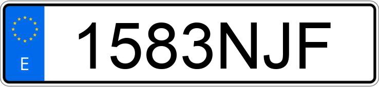 Numer rejestracyjny 1583NJF posiada BMW SERIE 2