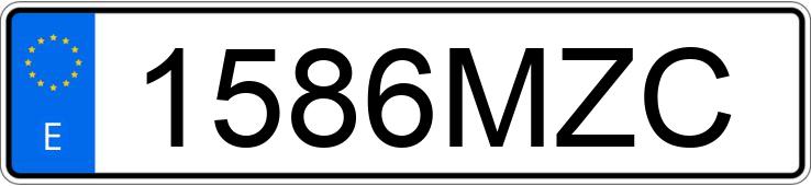 Numer rejestracyjny 1586MZC posiada BMW SERIE 5