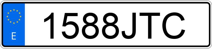 Numer rejestracyjny 1588JTC posiada PORSCHE PANAMERA