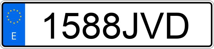 Numer rejestracyjny 1588JVD posiada HYUNDAI I10