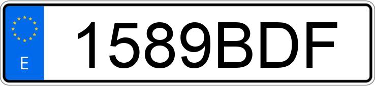 Numer rejestracyjny 1589BDF posiada OPEL ASTRA GTC