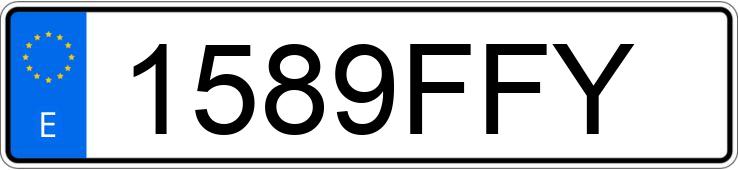 Numer rejestracyjny 1589FFY posiada RENAULT MEGANE Numer rejestracyjny 1589FFY posiada RENAULT MEGANE