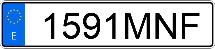 Numer rejestracyjny 1591MNF posiada MERCEDES E (213)