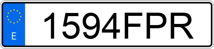 Numer rejestracyjny 1594FPR posiada WANGYE WY 125 T