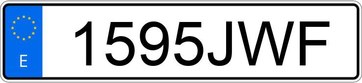 Numer rejestracyjny 1595JWF posiada AUDI Q2