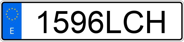 Numer rejestracyjny 1596LCH posiada AUDI A6