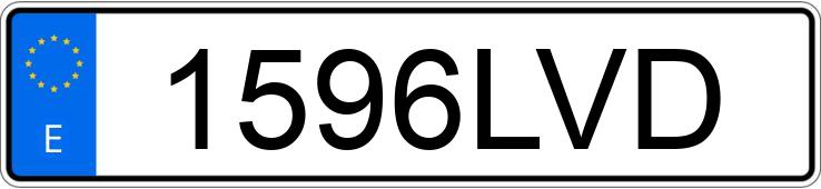 Numer rejestracyjny 1596LVD posiada MERCEDES CLA (118)