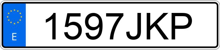 Numer rejestracyjny 1597JKP posiada AUDI RS Q3 2.5 TFSI QUATTRO S-TRONIC