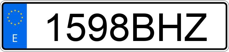 Numer rejestracyjny 1598BHZ posiada VOLKSWAGEN POLO