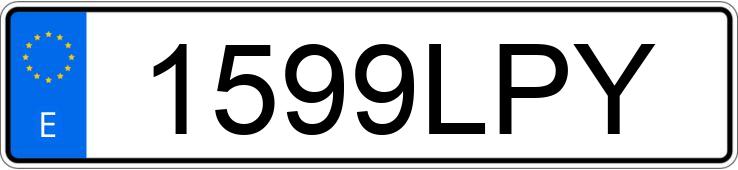 Numer rejestracyjny 1599LPY posiada VOLKSWAGEN T-CROSS