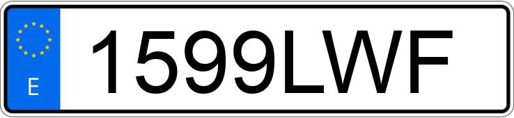 Numer rejestracyjny 1599LWF posiada PEUGEOT 208 Numer rejestracyjny 1599LWF posiada PEUGEOT 208