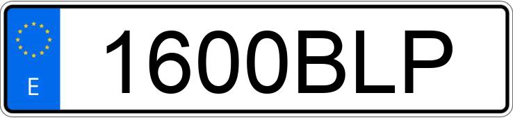 Numer rejestracyjny 1600BLP posiada PEUGEOT 206 Numer rejestracyjny 1600BLP posiada PEUGEOT 206