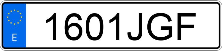 Numer rejestracyjny 1601JGF posiada BMW SERIE 2