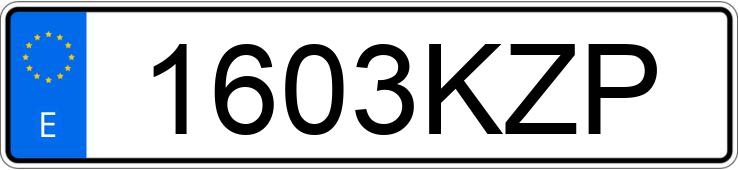 Numer rejestracyjny 1603KZP posiada AUDI Q5