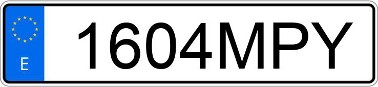 Numer rejestracyjny 1604MPY posiada KIA SPORTAGE Numer rejestracyjny 1604MPY posiada KIA SPORTAGE