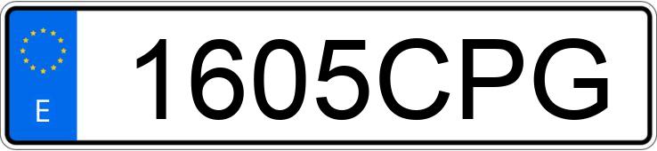 Numer rejestracyjny 1605CPG posiada SEAT LEON