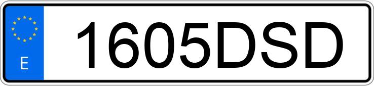 Numer rejestracyjny 1605DSD posiada CADILLAC SRX