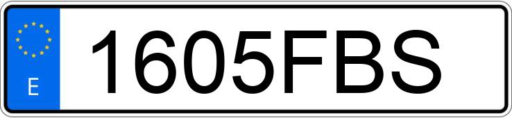 Numer rejestracyjny 1605FBS posiada VOLKSWAGEN GOLF Numer rejestracyjny 1605FBS posiada VOLKSWAGEN GOLF