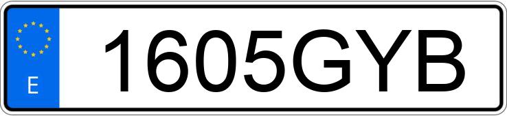 Numer rejestracyjny 1605GYB posiada AUDI A5 SPORTBACK Numer rejestracyjny 1605GYB posiada AUDI A5 SPORTBACK