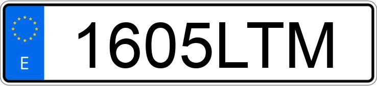 Numer rejestracyjny 1605LTM posiada RENAULT CAPTUR