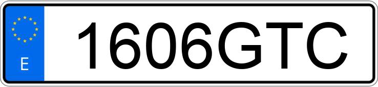 Numer rejestracyjny 1606GTC posiada SEAT ALTEA XL