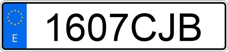 Numer rejestracyjny 1607CJB posiada BMW SERIE 5