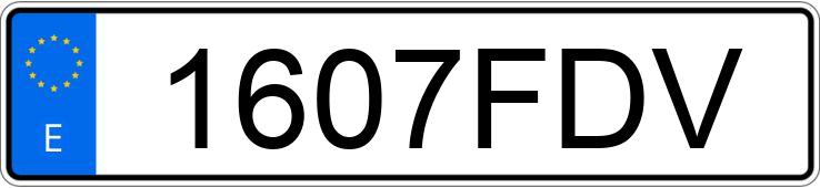 Numer rejestracyjny 1607FDV posiada FIAT SCUDO