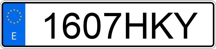 Numer rejestracyjny 1607HKY posiada BMW X5 Numer rejestracyjny 1607HKY posiada BMW X5