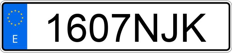 Numer rejestracyjny 1607NJK posiada DACIA DUSTER