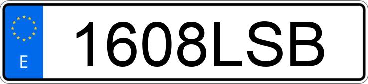Numer rejestracyjny 1608LSB posiada VOLVO FH