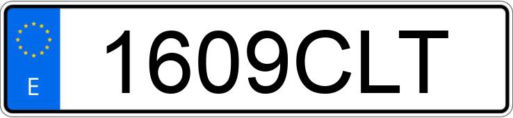 Numer rejestracyjny 1609CLT posiada BMW SERIE 3