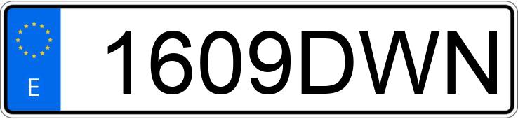 Numer rejestracyjny 1609DWN posiada AUDI A4 Numer rejestracyjny 1609DWN posiada AUDI A4