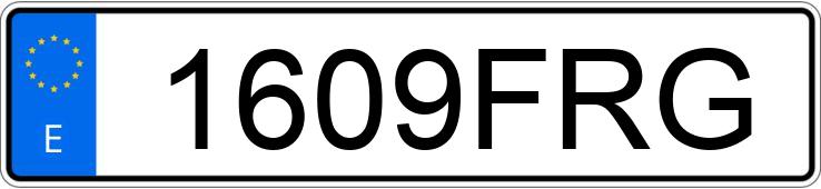 Numer rejestracyjny 1609FRG posiada RENAULT SCENIC