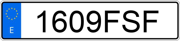 Numer rejestracyjny 1609FSF posiada BMW SERIE 3