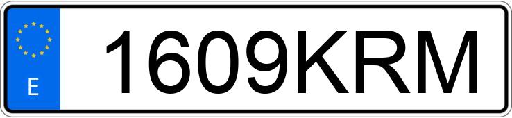 Numer rejestracyjny 1609KRM posiada SKODA KAROQ Numer rejestracyjny 1609KRM posiada SKODA KAROQ