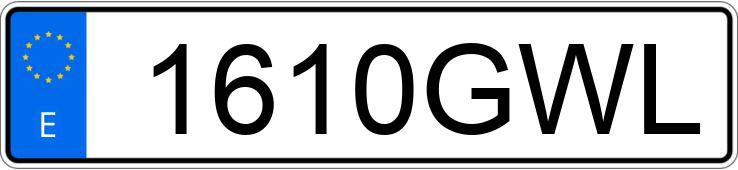 Numer rejestracyjny 1610GWL posiada PEUGEOT 308