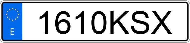 Numer rejestracyjny 1610KSX posiada AUDI A3 SPORTBACK Numer rejestracyjny 1610KSX posiada AUDI A3 SPORTBACK