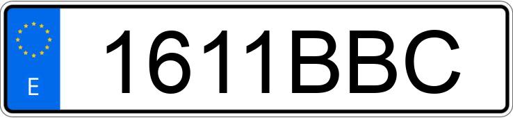 Numer rejestracyjny 1611BBC posiada RENAULT MEGANE