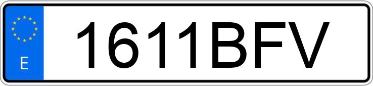 Numer rejestracyjny 1611BFV posiada SEAT TOLEDO Numer rejestracyjny 1611BFV posiada SEAT TOLEDO