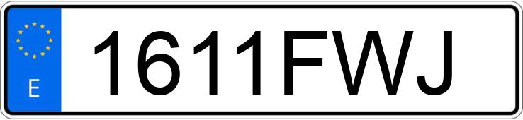 Numer rejestracyjny 1611FWJ posiada VOLKSWAGEN GOLF Numer rejestracyjny 1611FWJ posiada VOLKSWAGEN GOLF