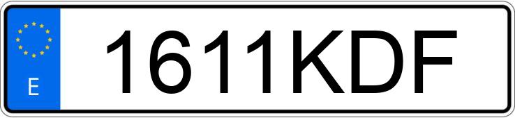Numer rejestracyjny 1611KDF posiada BMW X3 Numer rejestracyjny 1611KDF posiada BMW X3