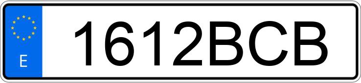 Numer rejestracyjny 1612BCB posiada AUDI A6