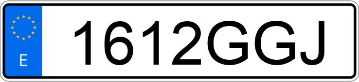 Numer rejestracyjny 1612GGJ posiada SAAB 9-3