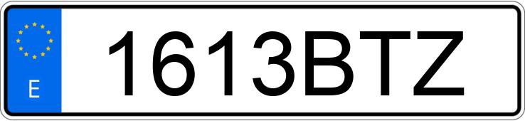 Numer rejestracyjny 1613BTZ posiada RENAULT KANGOO Numer rejestracyjny 1613BTZ posiada RENAULT KANGOO