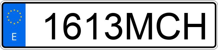 Numer rejestracyjny 1613MCH posiada SEAT TARRACO