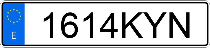 Numer rejestracyjny 1614KYN posiada OPEL CORSA