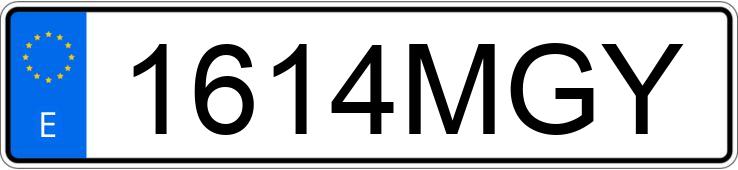 Numer rejestracyjny 1614MGY posiada VOLKSWAGEN MULTIVAN Numer rejestracyjny 1614MGY posiada VOLKSWAGEN MULTIVAN